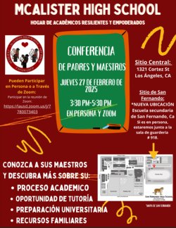 conferencia de padres y maestros