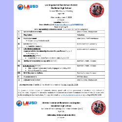SSC AGENDA