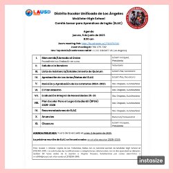 SSC Agenda